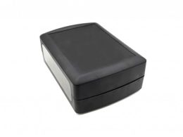 جعبه برد پلاستیکی چهار تکه مشکی مدل Mini MOB سایز 160x120x60mm