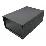 جعبه فلزی با پنل پلاستیکی سایز 200x180x100mm