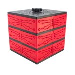 جعبه قطعات 3D print طرح آیسی نیمه اتوماتیک دارای 12 محفظه