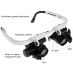 ذره بین عینکی دوچشمی 2 لنز 8X و 23X مدل 9892H-1 - Image 15