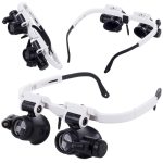ذره بین عینکی دوچشمی 2 لنز 8X و 23X مدل 9892H-1 - Image 16