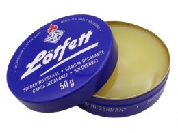 روغن لحیم آلمانی 50 گرمی LOTFETT قوطی آبی
