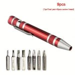 ست پیچ گوشتی فلزی 9 تکه طرح خودکاری - Image 2
