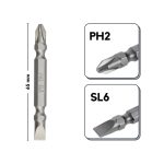 سری پیچ گوشتی دو سر فولادی PH2-SL6 مدل PSL - Image 6