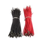 سیم افشان سایز 0.5 مشکی 15cm یک سر لخت بسته100 تایی - Image 2