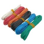 سیم افشان نسوز سایز 1x1 مشکی 5 متری