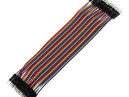سیم جامپر نر به نر 30cm فلت 40 رشته
