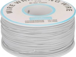سیم وایرپ WRAPPING حلقه ای سفید کد B-30-1000