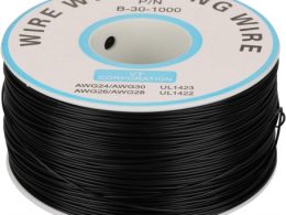 سیم وایرپ WRAPPING حلقه ای مشکی کد B-30-1000