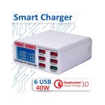 شارژر و تستر USB رومیزی 6 خروجی مدل WLX-896 - Image 6