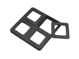 قاب محافظ آیسی پکیج QFP100 مدل چهارتایی 3D print