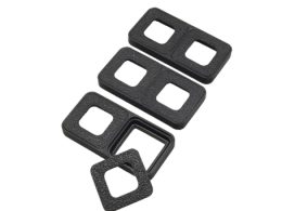 قاب محافظ آیسی پکیج QFP64 مدل دوتایی بسته3 تایی 3D print