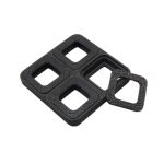 قاب محافظ آیسی پکیج QFP64 مدل چهارتایی 3D print