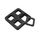 قاب محافظ آیسی پکیج QFP64 مدل چهارتایی 3D print - Image 2