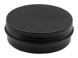 قوطی فلزی مشکی 30ml سایز 52x20mm