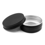 قوطی فلزی مشکی 30ml سایز 52x20mm - Image 2