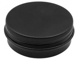 قوطی فلزی مشکی 60ml سایز 68x25mm