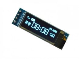 ماژول نمایشگر OLED تک رنگ 0.91 اینچ دارای ارتباط I2C و چیپ درایور SSD1306