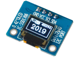 ماژول OLED 0.42 I2C سفید رزولوشن 70X40 با درایور SSD1306