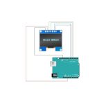 ماژول OLED 0.96 دو رنگ زرد-آبی دارای رابط I2C و SPI - Image 4