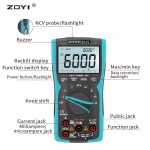 مولتی متر اتورنج دیجیتال ZOYI مدل ZT-Y2 - Image 9