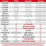 مولتی متر دیجیتالی ANENG تاشو کتابی T-RMS با صفحه نمایش بزرگ مدل 623 - Image 17