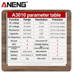 مولتی متر قلمی دیجیتالی ANENG مدل A3010 - Image 7
