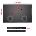 نمایشگر 10.1 اینچ رنگی بدنه فلزی 1280x800 با ورودی HDMI - Image 4