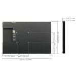 نمایشگر 10.1 اینچ IPS رنگی با تاچ خازنی 1280x800 با ورودی HDMI مخصوص رزبری پای - Image 6