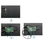 نمایشگر 10.1 اینچ IPS رنگی با تاچ خازنی 1280x800 با ورودی HDMI مخصوص رزبری پای - Image 9