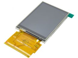 نمایشگر 2.8 اینچ TFT LCD رنگی به همراه تاچ اسکرین با درایور ILI9325