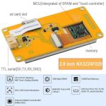 نمایشگر 2.8 اینچی فول کالر تاچ Nextion HMI مدل NX3224F028 دارای ارتباط سریال - Image 8