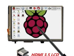 نمایشگر 3.5 اینچ لمسی رزبری پای دارای ورودی HDMI