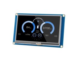 نمایشگر 4.3 اینچی فول کالر تاچ Nextion HMI مدل NX4827T043 دارای ارتباط سریال
