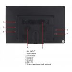 نمایشگر 7 اینچ دارای ورودی VGA+AV+HDMI به همراه کنترل - Image 5