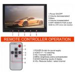 نمایشگر 7 اینچ دارای ورودی VGA+AV+HDMI به همراه کنترل - Image 6
