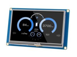 نمایشگر 7 اینچی فول کالر تاچ Nextion HMI مدل NX8048T070 دارای ارتباط سریال