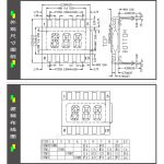 نمایشگر انعکاسی 0.25 اینچ سه دیجیت TN - Image 11