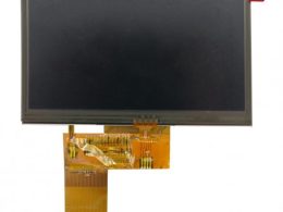 نمایشگر تمام رنگی TFT LCD 4.3 inch به همراه تاچ اسکرین