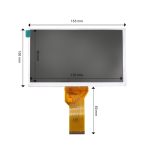 نمایشگر صنعتی LCD 7 inch مدل AT070TN92/94 برند Innolux - Image 3