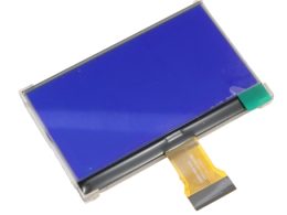 نمایشگر GLCD 64x128 گرافیکی بک لایت آبی مدل COG12864-685