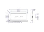 نمایشگر GLCD 64x192 گرافیکی بک لایت آبی با درایور KS0108 - Image 3