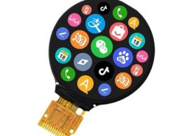نمایشگر TFT فول کالر 1.28 اینچ دایره ای رزولوشن 240×240 با رابط SPI