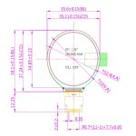 نمایشگر TFT فول کالر 1.28 اینچ دایره ای رزولوشن 240×240 با رابط SPI - Image 6