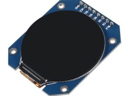 نمایشگر TFT فول کالر 1.28 اینچ دایره ای SPI با درایور GC9A01