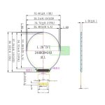 نمایشگر TFT فول کالر 1.28 اینچ دایره ای SPI با درایور GC9A01 - Image 13