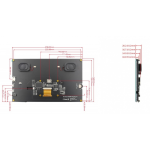 نمایشگر10.1 اینچ رنگی با تاچ خازنی 1024x600 با ورودی HDMI مخصوص رزبری پای - Image 2