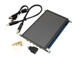 نمایشگر7 اینچ لمسی دارای ورودی HDMI و MINIHDMI رزولوشن 1024X600 شرکت WAVESHARE
