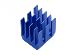 هیت سینک مخصوص پردازنده و تراشه های SMD آبی سایز 9x9x12mm