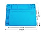 پد سیلیکونی دو تکه تعمیر موبایل TE-601 سایز 480x360mm - Image 4